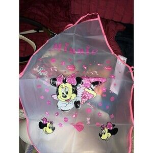 NEW Toddlers Minnie Mouse Water Resistant Painting Bib